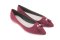 Mac & Gill Maroon Tassel Flats Willa Suede Ballets - Maroon