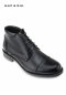 รองเท้าผู้ชายหนังแท้แบบบูทผูกเชือกทางการ Captoe Derby Formal Lace Boot in original Leather