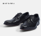 MEN LEATHER LACE UP SHOES in genuine leather for business wear