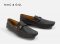 Men's LEATHER LOAFER YORK PIPE BLACK FORMAL AND CASUAL Wear MAC&GILL