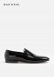 รองเท้าผู้ชายหนังแท้แบบ Patent leather Loafer Formal Wear DANDELION