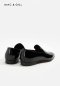 MAC&GILL BLACK PATENT LEATHER SLIP-ON SHOES