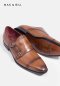 LEATHER DOUBLE BUCKLE SHOES GOODYEAR WELT