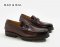 รองเท้าผู้ชายหนังแท้สวมใส่ทางการคลาสสิก Premium Original Leather MAC&GILL Brown Buckle