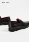 MAC&GILL รองเท้าผู้ชายหนังแท้แบบสวมทางการและออกงานสีดำ TAYLOR Leather Loafer Shoes For Business Wear in Black