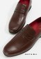 MAC&GILL Men's Taylor Loafers in Genuine Grained Soft Leather Business Shoes