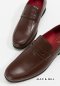 MAC&GILL Men's Taylor Loafers in Genuine Grained Soft Leather Business Shoes