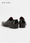 MAC&GILL รองเท้าผู้ชายหนังแท้แบบสวมทางการและออกงานสีดำ Austin Black Leather Business Classic Shoes Formal and casual wear