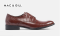 รองเท้าผู้ชายแบบทอผูกเชือก รองเท้าหนังแท้แบบทางการและออกงาน Premium Leather Business Shoes