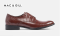 CROC DERBY Leather Laced up Business Shoes