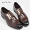 MAC & GILL DERBY CROC Men Leather Shoes with Steel eyelets