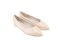 Mac & Gill Beige Studded  Fallon Pointed Flats - Nude