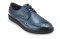 MAC and GILL Men Leather shoes Full Brogue Derby in Navy business shoes
