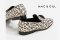 TASSILO White LEOPARD PRINT LEATHER LOAFERS