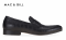 รองเท้าทางการแบบสวม Black Leather Loafer รองเท้าหนังแท้