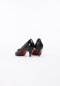 รองเท้าส้นเตี้ย ดีไซน์หัวแหลม abruzzi Mid To Low Heels MAC & GILL in Black Patent 