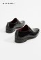 MAC&GILL รองเท้าผู้ชายหนังแท้แบบสวมทางการและออกงานสีดำ Samuel Embossed Calfskin SlipOns Black Leather Business Classic Shoes Formal and casual wear