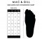 MAC&GILL Samuel Embossed Calfskin SlipOns Black Leather Business Classic Shoes Formal and casual wear