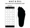 MAC&GILL รองเท้าผู้ชายหนังแท้แบบสวมทางการและออกงานสีดำ Samuel Embossed Calfskin SlipOns Black Leather Business Classic Shoes Formal and casual wear