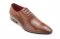 รองเท้าแบบผูกเชือก Brown Meddalion Toe Wholecut Leather Shoes