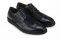 Full Brogue Derby - Black genuine leather business laced up shoes