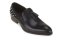 Classic Minimalist Loafer in grain leather Spike Loafers - Black in genuine leather metal 
