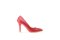 Pointed Toe High Pumps - Red