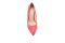 Pointed Toe High Pumps - Red