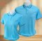 เสื้อโปโลสีฟ้า ผ้าคลูบาลานซ์