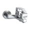 Bath mixer faucet, brass, chrome plated, DUSS model KA34