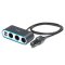 TP-LINK CP250 3-Port Cigarette Lighter Power Adapter with 2-Port USB Charger