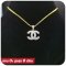 So Big Exclusive CC Chanel Diamond Necklace (FREE Italy Gold Necklace)