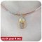 GG Lion head Diamond Necklace (FREE Italy Gold Necklace)