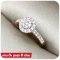 Queen flower cluster diamond ring