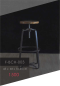 Bar Stool - X Leg เก้าอี้บาร์ ขาไขว้