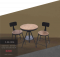 Coffee Set M ( Wood ) (โต้ะ1เก้าอี้2)