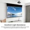 จอโปรเจคเตอร์แบบมอเตอร์ สำหรับแขวน VIVIDSTORM PRO A Slimline Motorized Tension UST ALR Projector Screen (White / Black) สำหรับโปรเจคเตอร์ Ultra Short Throw (White / Black) สำหรับโปรเจคเตอร์ Ultra Short Throw โดยเฉพาะ (ใช้สำหรับโปรเจคเตอร์แขวนบนฝ้า)