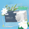 Mask welcare Level 2 หน้ากากอนามัยทางการแพทย์ หนา3ชั้น สีเขียว/ขาว