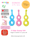 Ci Baby Gummy (Soft) แปรงสีฟันเด็กนำเข้าจากประเทศญี่ปุ่น  Ci ベビー Gummy (ソフト)   乳幼児用(5ヶ月〜3歳)   歯科医院専用  日本製