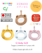 Ci Baby (Soft) แปรงสีฟันสำหรับเด็กอายุ 5 เดือนถึง 3 ปี Ci Baby  Target 5 months to 3 year old kids. Ci ベビー   (ソフト)   乳幼児用(5ヶ月〜3歳)   歯科医院専用  日本製