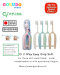 Ci  2 Way Easy Grip (Soft) แปรงสีฟันสำหรับผู้ที่มีอาการมืออ่อนแรง  ชนิดขนแปรงนุ่ม (ขนแปรงปลายเรียวโค้งมนจากประเทศญี่ปุ่น)