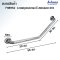 Johnny, V-shaped support rail, stainless steel 201 model FH8952