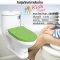 Blue diamond one-piece Children's toilet, model FH611, dual system press on