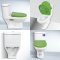 Blue diamond one-piece Children's toilet, model FH611, dual system press on