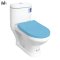 Blue diamond one-piece Children's toilet, model FH611, dual system press on