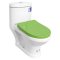 Blue diamond one-piece Children's toilet, model FH611, dual system press on