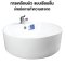 Blue diamond, Above counter basin, round shape, model FH4711