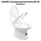 Blue diamond, Hand flush toilet, model FH3153 (soft close lid)