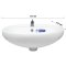 Blue diamond, round wall hung washbasin, model FH4833