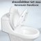 Blue diamond one piece Sanitary Ware model FH1711 dual system(press top)